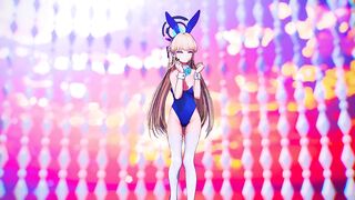 【MMD BlueArchive 4k/60fps】《Asuma Toki (飛鳥馬トキ)》~《DECO27 ft. 初音ミク (Hatsune Miku) ラビットホール》