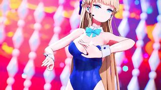 【MMD BlueArchive 4k/60fps】《Asuma Toki (飛鳥馬トキ)》~《DECO27 ft. 初音ミク (Hatsune Miku) ラビットホール》