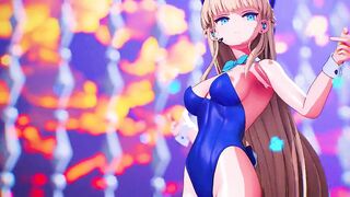 【MMD BlueArchive 4k/60fps】《Asuma Toki (飛鳥馬トキ)》~《DECO27 ft. 初音ミク (Hatsune Miku) ラビットホール》