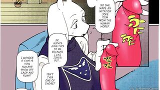 Undertale Toriel Plays With a Dildo Gifted from Alphys