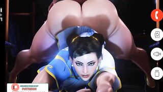 CHUN LI RECORDING A SPECIAL VIDEO FOR HER SECRET ACCAUNT | STREET FIGHTER HENTAI ANIMATION 4K 60FPS