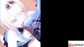 Futa Compilation Minato Aqua and Suisei Hoshimachi - Futanari Hentai 3D 4K