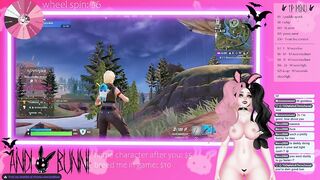 Vtuber dominates in Fortnite while being controlled