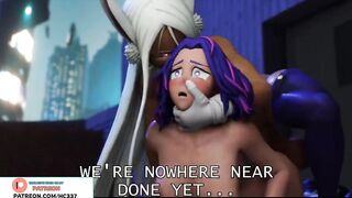 FUTANARI RUMI USAGIYAMA LESBIAN FUCKING ON PUBLIC AND CREAMPIE | MY HERO AKADEMIA FUTA HENTAI 60FPS