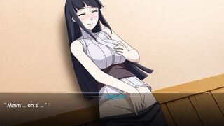 Masturbating the desperate Hinata - Training with Hinata - Kunoichi Trainer