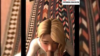 Gwen Stacy Do Hot Blowjob And Getting Cum On Face | Hottest Hentai Spider Man 4k 60fps