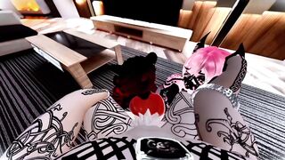 Goth chick VS FemBoy | VR |