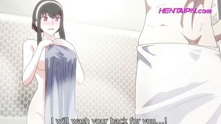 ▰ Busty Naked Sister Wants to Wash The Back of Stepbro ▱ HENTAI X Family