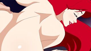 The Little Mermaid Ariel Explores Disney Princess Cartoon Anime Hentai Akabur's Star sex porn doggy