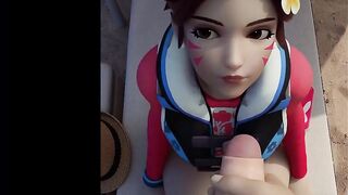 D.VA ANAL FUCKED ON THE BEACH AND GETTING CREAMPIE | HOTTEST OVERWATCH HENTAI ANIMATION