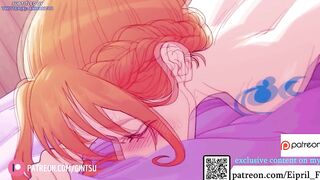 One Piece Hentai Nami and Luffy Animated Porn