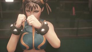 Street Fighter Fight with Chun LI Hentai 60 FPS HIGH QUALITY 3D