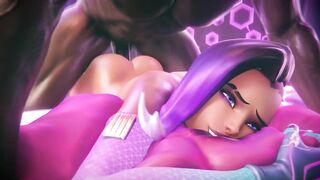 Sombra Gets Absolutely Plowed By BBC~ ???????????? [Overwatch Porn Animation]