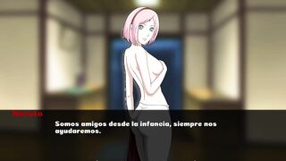 Fucking Sakura while Sasuke is not at home - NARUTO FAMILY VACATION - [Scene + Download]