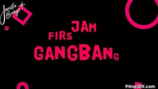 Jamila’s First Gangbang by Prime3DX