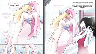 Finn Fucks Princess Bubblegum in the Shower