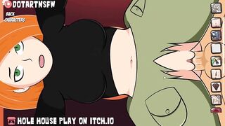 Kim Possible Dripping Creampie Moaning Orgasm - Hole House