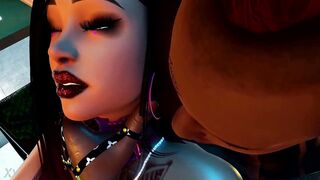 Hot Latina Dez CREAMPIES BBC backshots 3dxchat