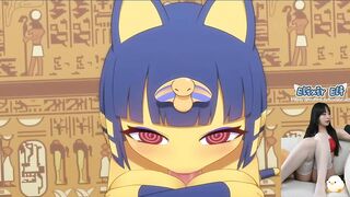 the one. the ONLY! the ultra Famous TikTok Ankha Trend dance hentai video NEW VERSION