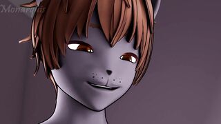 Momo's blowjob | Monarquis Animation