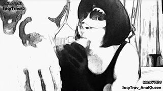 vintage cartoon blowjob with giant cock