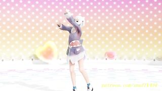 noVR mmd Gura Dance 3d hololive Hentai