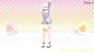 noVR mmd Gura Dance 3d hololive Hentai