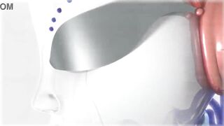 3DGSPOT - Hot Girls Deepthroat A Big Cock In SPLIT-SCREEN COMP! 3D CARTOON PORN!