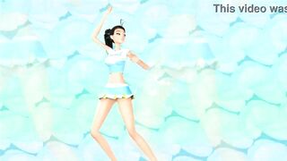 3DGSPOT - Hot Girls Deepthroat A Big Cock In SPLIT-SCREEN COMP! 3D CARTOON PORN!