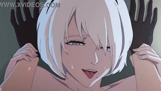 Nier: Automata 2B Destruction suit | Hentai video