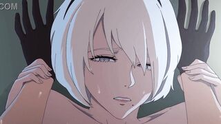 Nier: Automata 2B Destruction suit | Hentai video