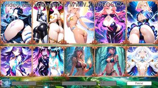 Battle Babes Hentai JOI - Uncensored Waifu Cum Tribute in 4K 60FPS ft. Kaelia the Shadow Assassin! Full H-Game on Steam!