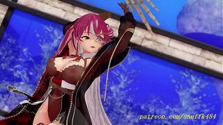 noVR mmd Marine Dance 3d hololive Hentai