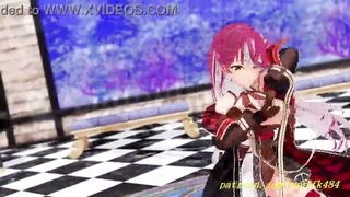 noVR mmd Marine Dance 3d hololive Hentai