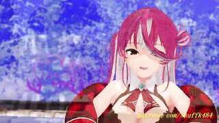 noVR mmd Marine Dance 3d hololive Hentai