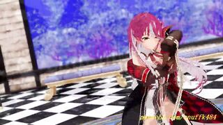 noVR mmd Marine Dance 3d hololive Hentai