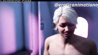 Fodendo a esposa do funcionário no banheiro do avião