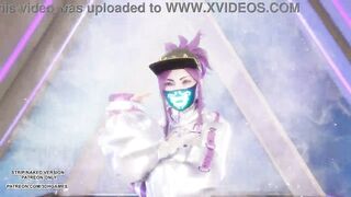 [MMD] Aespa - Supernova Akali Hot Kpop Dance League of Legends Uncensored Hentai
