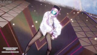 [MMD] Aespa - Supernova Akali Hot Kpop Dance League of Legends Uncensored Hentai
