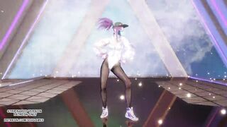 [MMD] Aespa - Supernova Akali Hot Kpop Dance League of Legends Uncensored Hentai