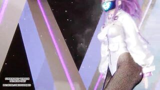 [MMD] Aespa - Supernova Akali Hot Kpop Dance League of Legends Uncensored Hentai