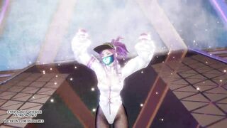 [MMD] Aespa - Supernova Akali Hot Kpop Dance League of Legends Uncensored Hentai