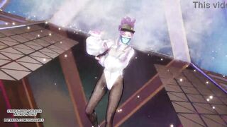 [MMD] Aespa - Supernova Akali Hot Kpop Dance League of Legends Uncensored Hentai