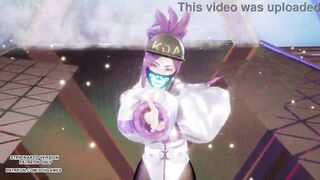 [MMD] Aespa - Supernova Akali Hot Kpop Dance League of Legends Uncensored Hentai