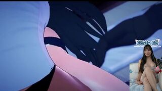 Yabai! Anna Yamada pounded by a huge cock! | hentai react