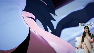 Yabai! Anna Yamada pounded by a huge cock! | hentai react