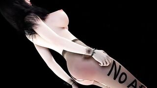 3D big boobs slut Asian whore naked her huge boobs teasing you to fuck her pussy