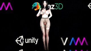 3D big boobs slut Asian whore naked her huge boobs teasing you to fuck her pussy