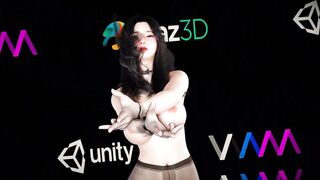 3D big boobs slut Asian whore naked her huge boobs teasing you to fuck her pussy