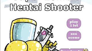 Super Zombie Hentai Shooter - post apocalipse girl stuck on the wall